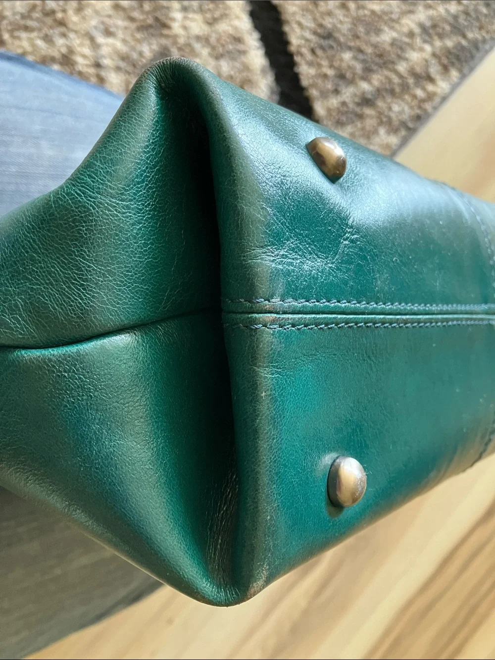 PATRICIA NASH LEATHER TOTE HANDBAG EXCELLENT CONDITION